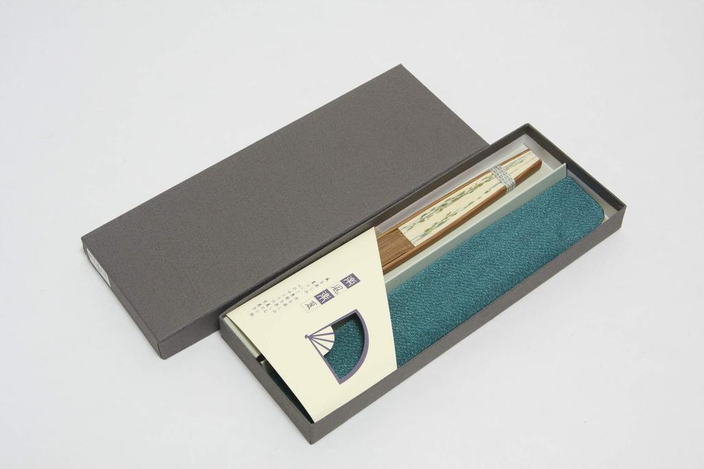 Hasegawa Bamboo Folding Fan, Handmade by Kyoto Artisans, Comes with a Fan Bag and Presentation Box