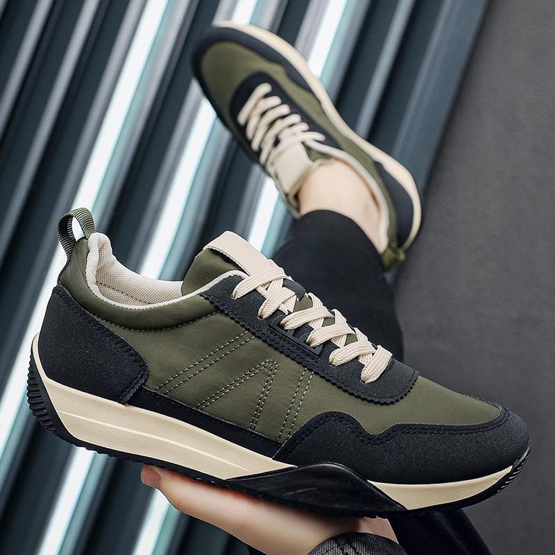 

Весна Новая Мужская Обувь Модная и Универсальная Обувь Форреста Гампа Мужская Спортивная Обувь Корейский Стиль Трендовая Беговая Повседневная Обувь 45 зелёный