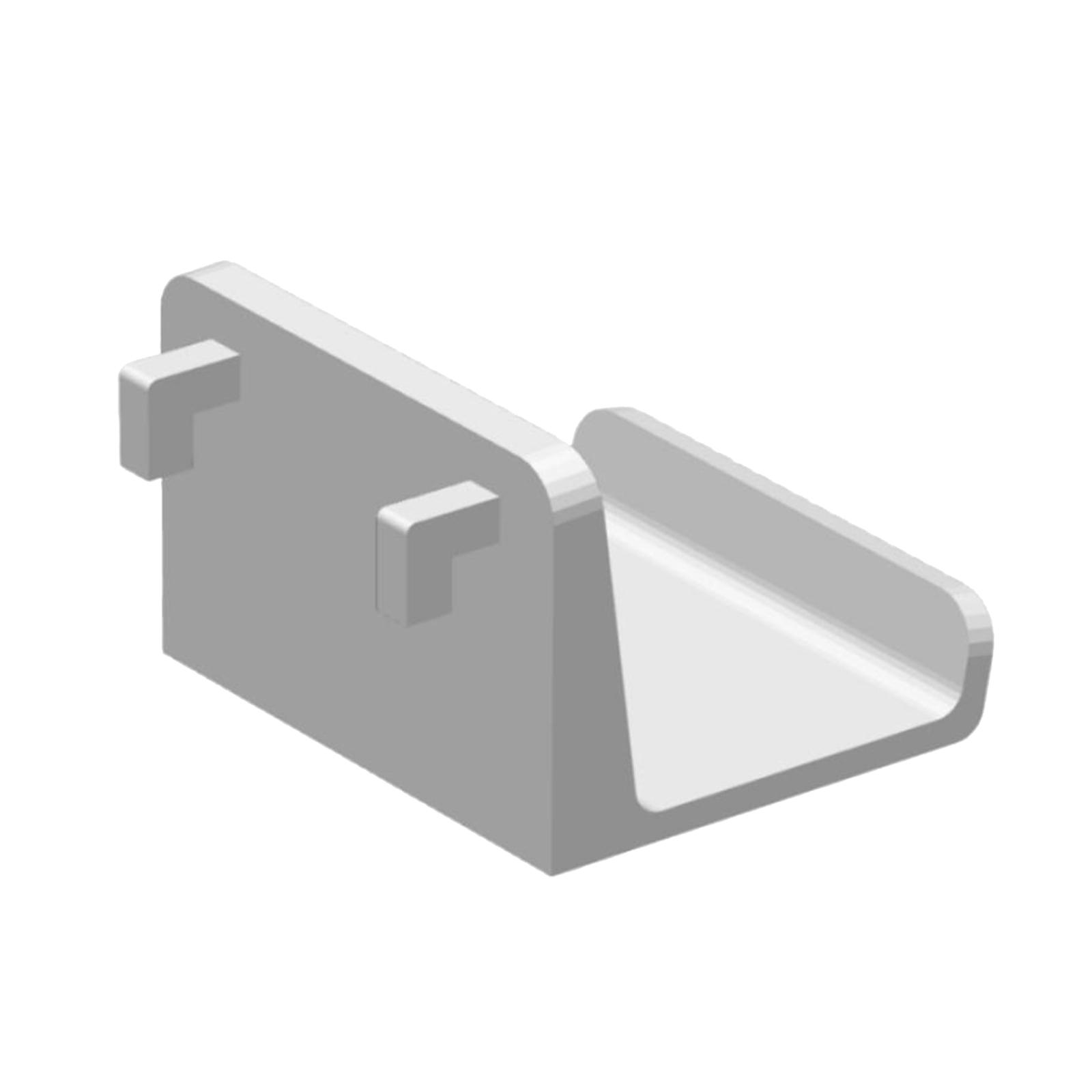 

Кронштейн для крепления на перфорированную панель Универсальный для игрового контроллера и наушников Держатель для настенного крепления на перфорированную панель Подставка-держатель для дисплея белый