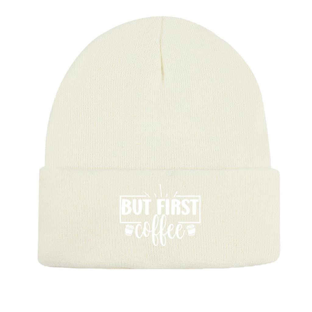 GONE FISHING" Heart Fishhook Winter Knitted Cap Beanie, Man Cap Winter Autumn Sporting Pompom Beanies Knit Hat Beanie