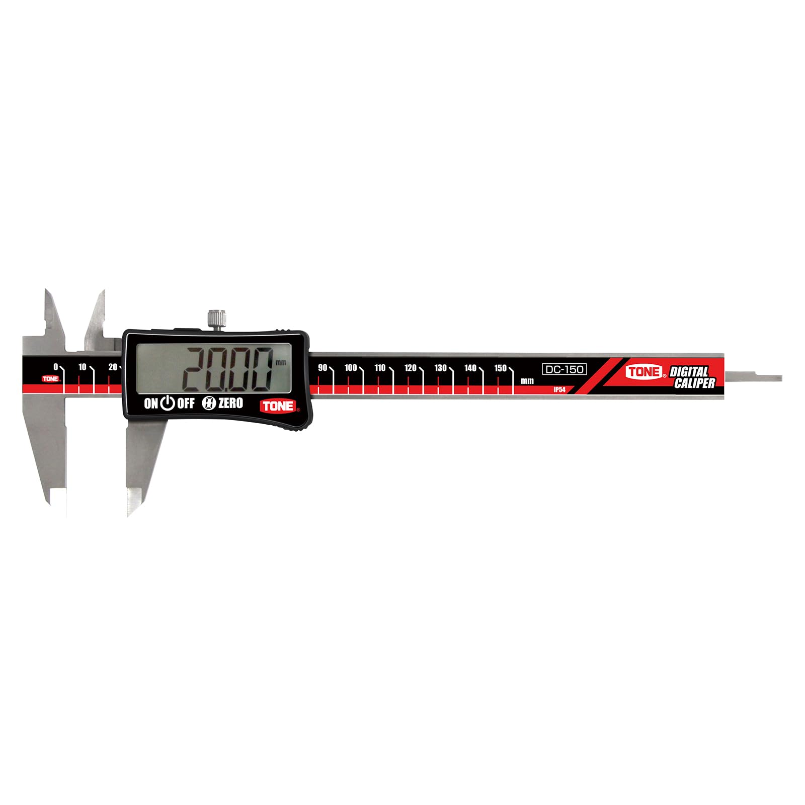 

TONE Digital caliper Total length 235mm Maximum opening 150mm DC-150
