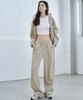 MALOUPE 2170 Velvet Elastic Waist Pants (Beige)