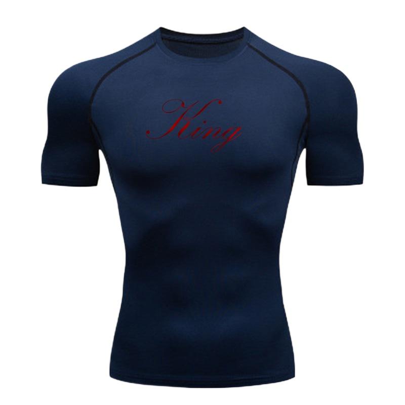 Compression T-Shirts for Men Gym Workout Running Comfortable Summer Athletic Quick Dry Tees Tops Short Sleeve Rash Sweat Absorbing