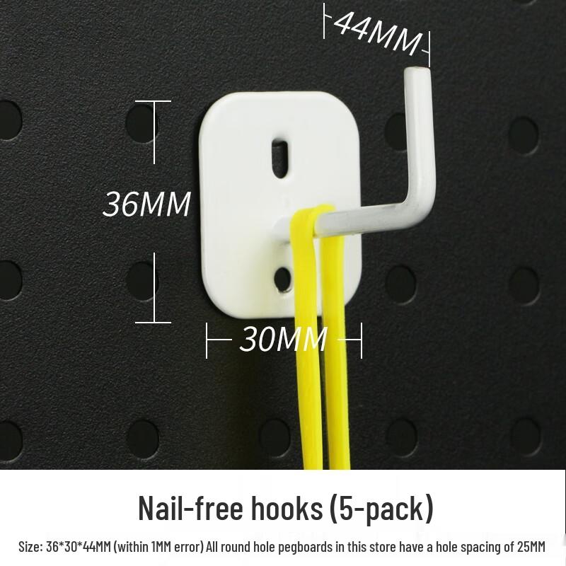 

NHZHIW Nail-Free Plastic Wall Hooks