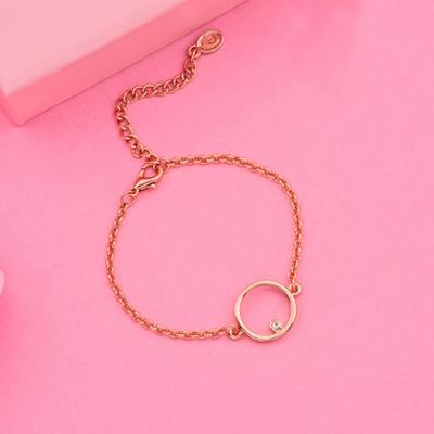 Polaris Bracelet In Rose Gold with Austrian Crystals