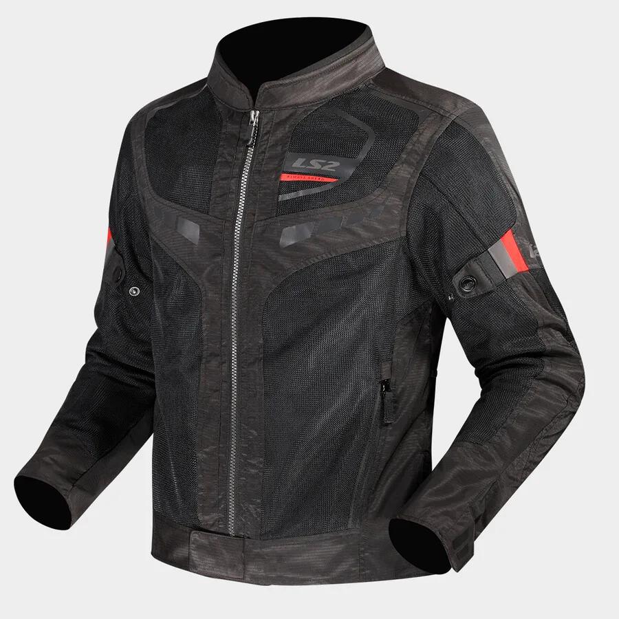 LS2 Summer Motorcycle Jacket Man Motorcycle Clothes CE Certified Breathable Racing Jacket Motocross Accessories MJ158 S