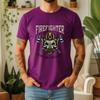 2026 New Summer Unisexs Soft Cotton Short Sleeve Tee Fire Rescue Skull Axe Graphic Tactical Casual Style