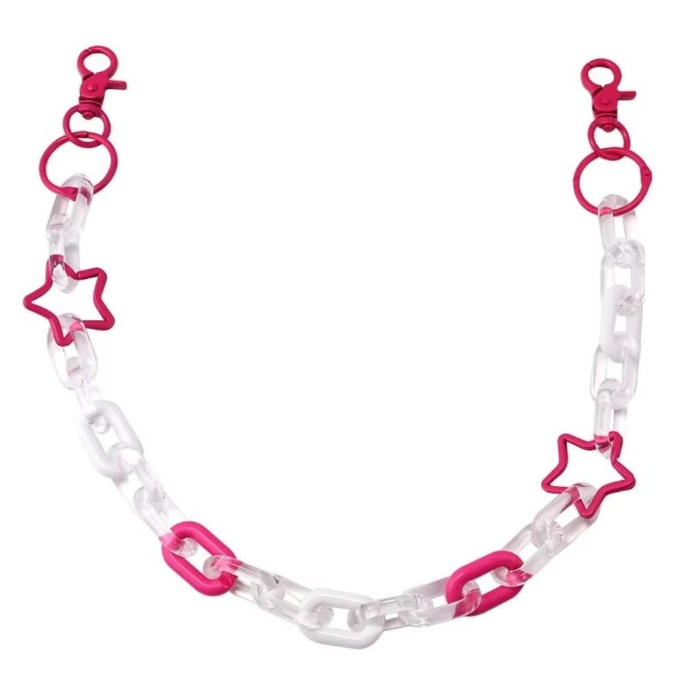 Hollow Star Trendy Belt Chain Pendant Y2K Hip Hop Chain Gifts Waist Chain Pants Accessory