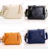 Colorful Pu Leather Women's Cross Body Bag With Tassels Small Size For Everyday Use