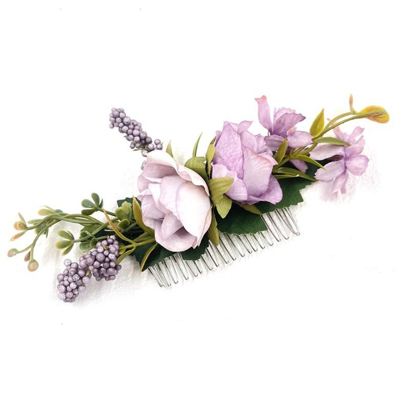 1Pc Hairpin Aesthetic Beauty Hair Accessories Bohemia Flower Fashion Wedding Bride Hair Comb