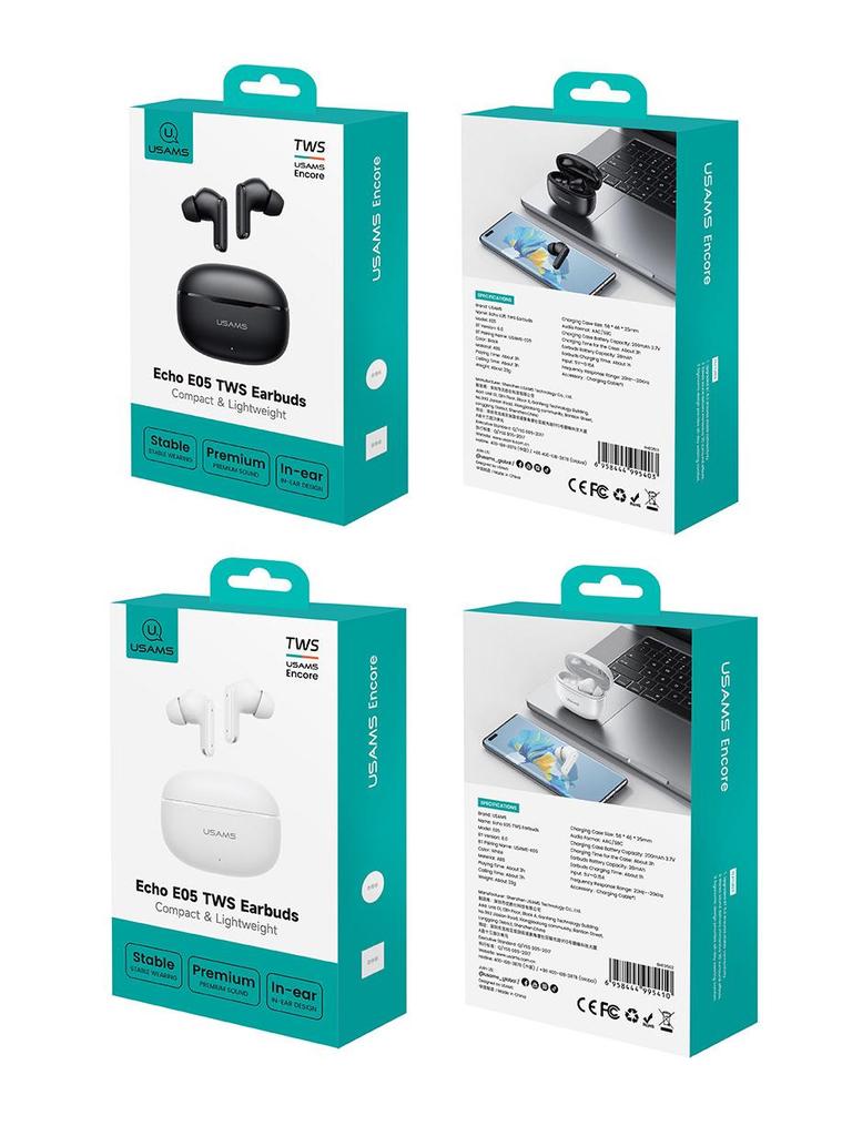 Usams TWS Bluetooth Semi-In-Ear Wireless Gaming Headset
