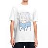 Men's Round Neck Short Sleeved Cotton T-shirt, Freren Series Casual Anime Shirt, Summer Top