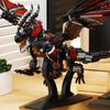 2025 Magic Monster Phantom Eisflammen-Drache Spielzeug Ninja Frostriesen-Drache Bausteine Junge 8 Jahre alt Dinosaurier 68257