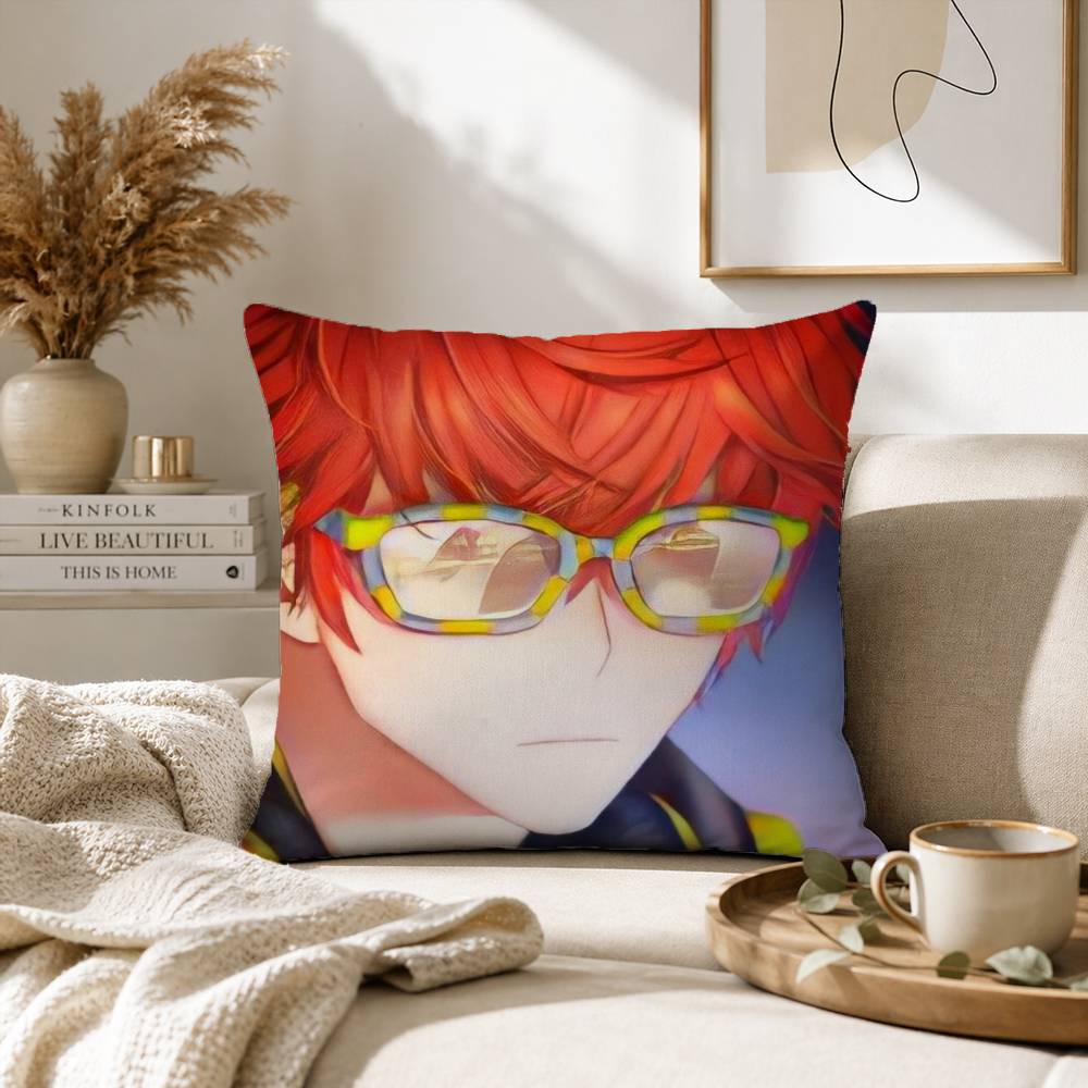Anime Mystic Messenger Game Pillow Case for Sofa Living Room Home office Decor Protective Cover