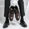 Herren Brogues Derbys Formelle Business Lederschuhe Herren Retro Stil Smoking Hochzeit Klassische Kleiderschuhe Übergröße