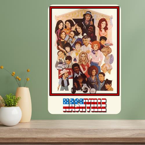 Nashville Metal Movie Poster Sign 20x30cm(7.8x11.8inch)