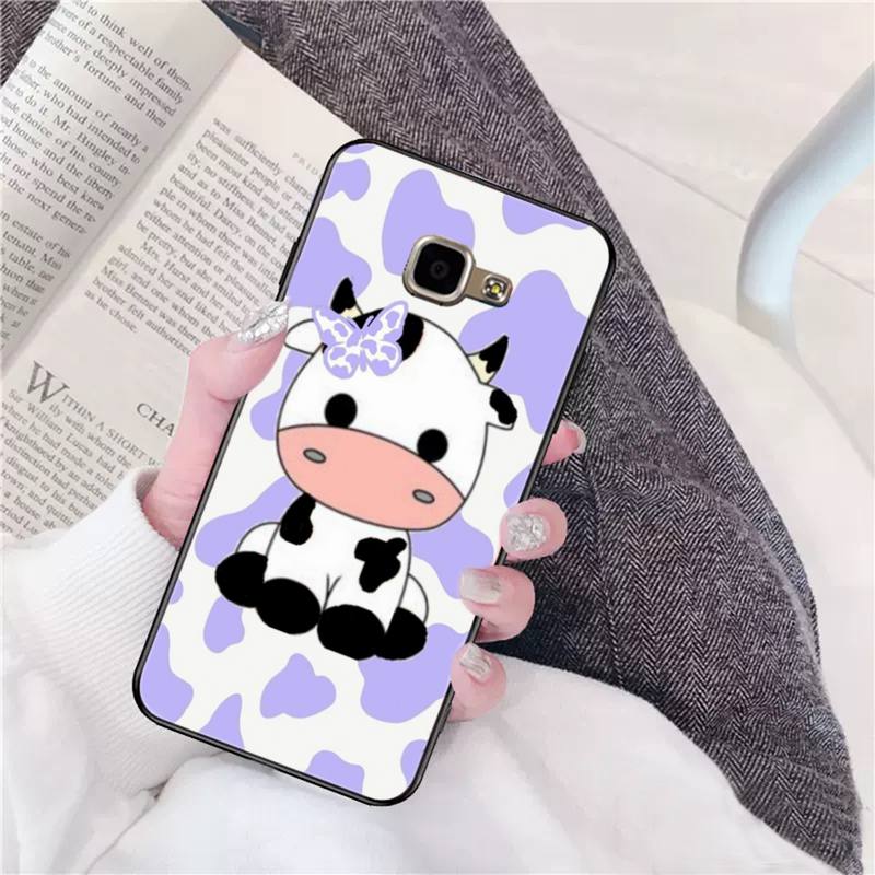 

Чехол для телефона с мультяшным животным коровой для Samsung Galaxy A51 A50 A71 A21s A31 A41 A10 A20 A70 A30 A22 A02s A13 A53 5G Cover Coque Samsung A02 M02