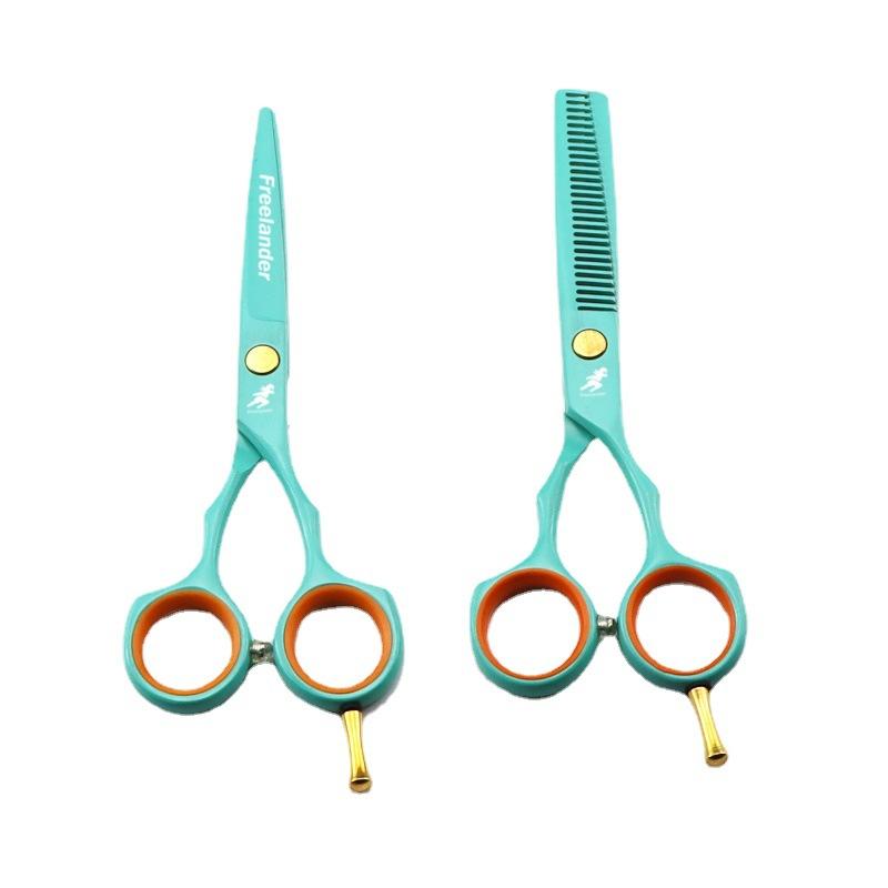5.5 Inch Color Freelancer, Symmetrical Handle, Hair Scissors, Hair Scissors, Flat Scissors, Bangs Scissors, Tooth Scissors, Thin
