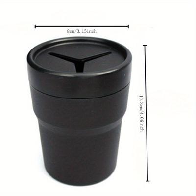 1PC Black Car Mini Pen Holder Box Coin Boxes Mount Trash Bin Auto Holders Cup Mounts Car Auto Multifunctional Accessories