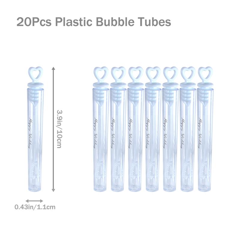 

Love Heart Wand Tube Rustic Wedding Gifts for Guests Birthday Party Decoration Kids Toys Baby Shower Favor Bubble Soap Bottle