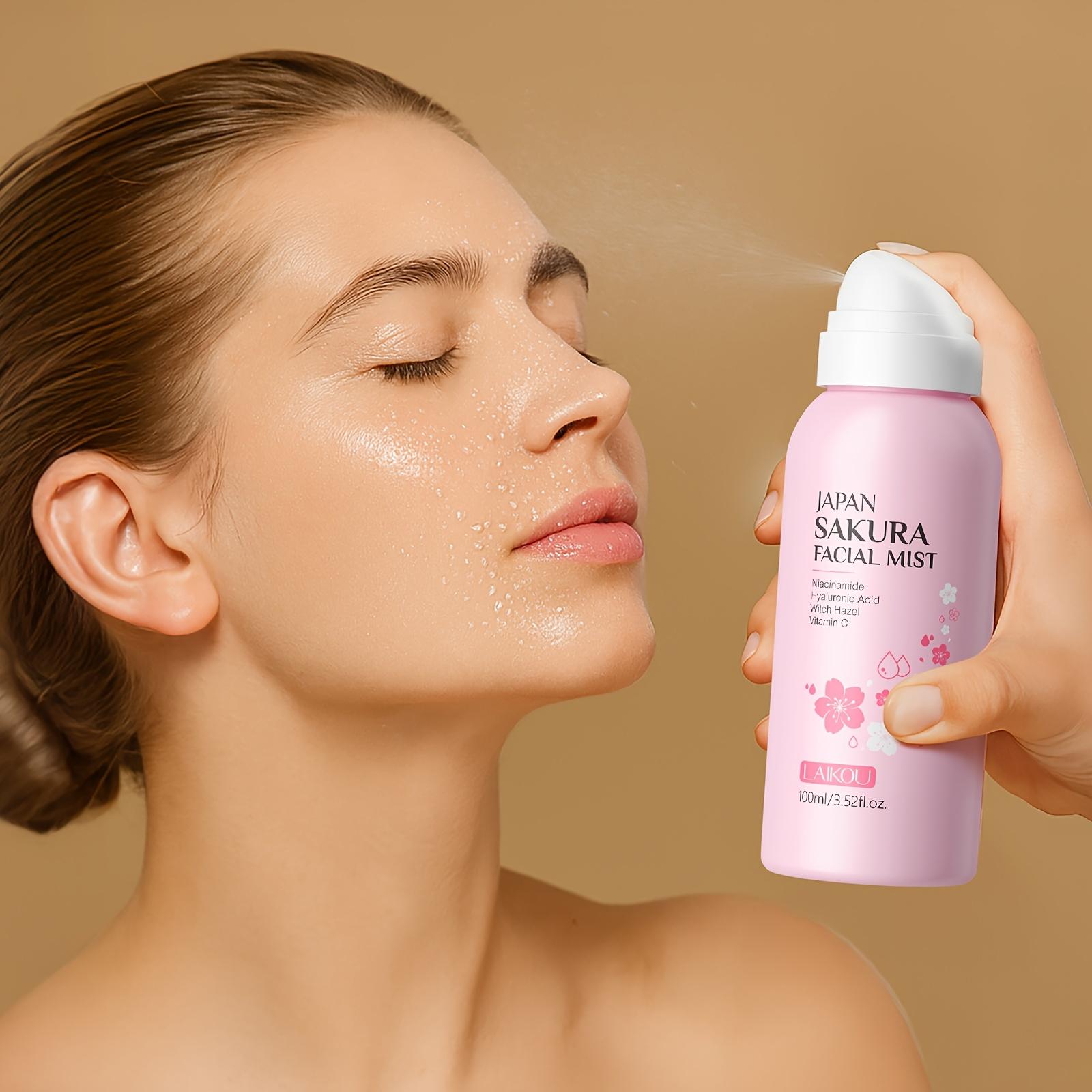 LAIKOU Sakura Tonico Idratante Idratante Riparazione Delicata Illuminante Pelle Migliora Luminosità Siero Tonico Spray 100ml