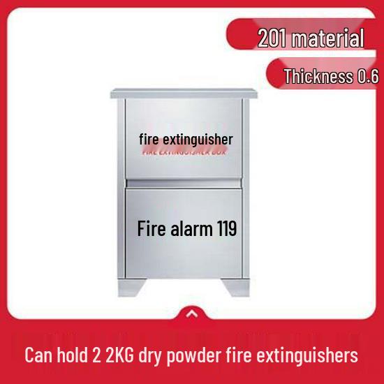 

Упаковка из 2 штук ящиков для огнетушителей из нержавеющей стали 304: Подходит для огнетушителей 3 кг/5 кг и 4 кг