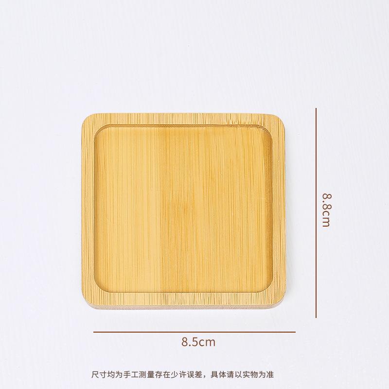 Round Walnut Wood Coaster Durable Stand Mug Tea Coffee Cup Pad Heat Resistant Beech Wood Coaster Table Tableware Decor