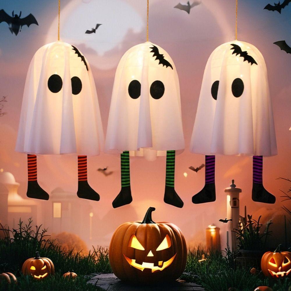 Luminous Halloween Hanging Ghost Floating Specter Ceiling Hanging  Outdoor
