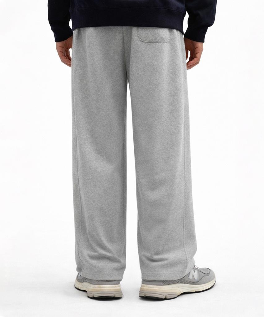 VANNWORKS Compose Cut-Out Wide Sweatpants Unisex (Melange Grey)