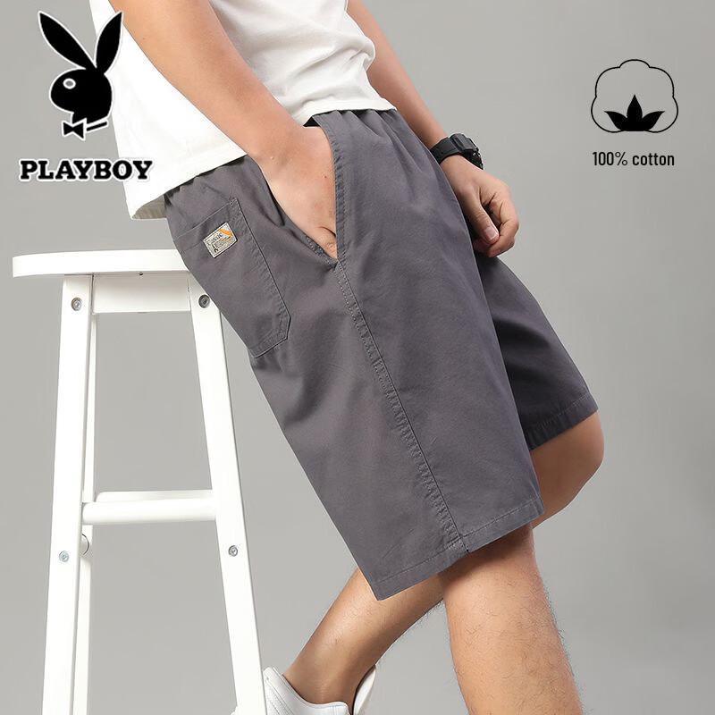 PLAYBOY Men s Summer Loose Casual Cargo Shorts 5XL