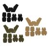 Patch Autocollant Velcro pour Casque Attache Boucle Boucle Ensemble de Tampons pour Étui de Casque et Protection de Chapeau