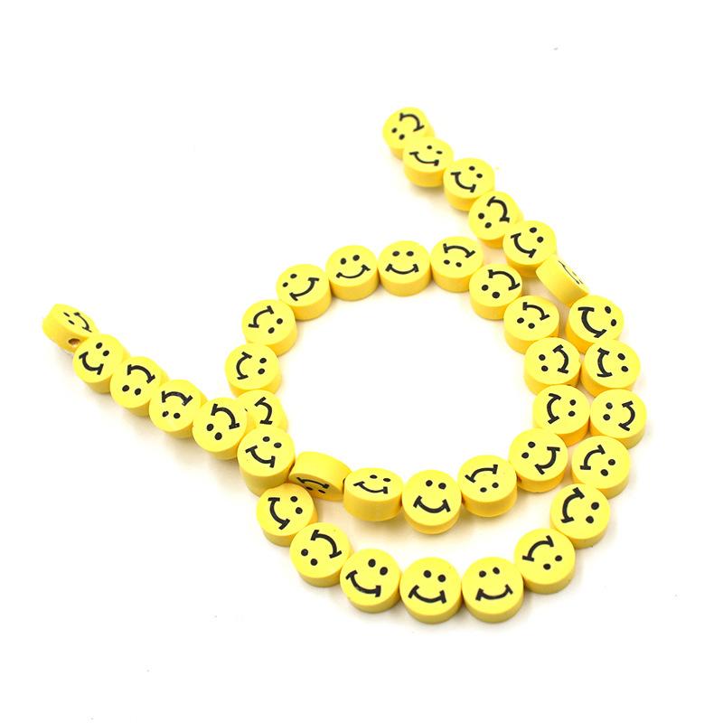 Soft Pottery Beads Beaded Handmade Materials Diy Jewelry Accessories Mobile Phone Chain Bead Separation Mixed Color Soft Pottery Loose Beads