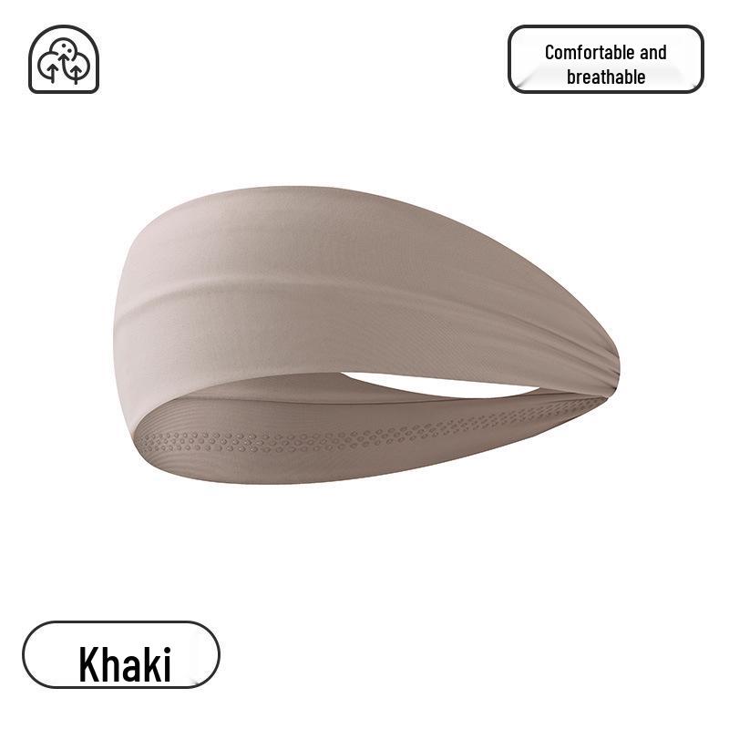 Unisex Sweat-Absorbing Embroidered Headband for Sports, Running, Fitness, and Yoga