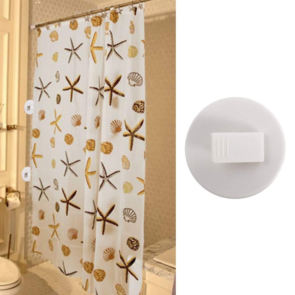 Room Seamless Home Decoration Fixed Bathroom Accessories Curtain Buckle Guard Clip Curtain Clip