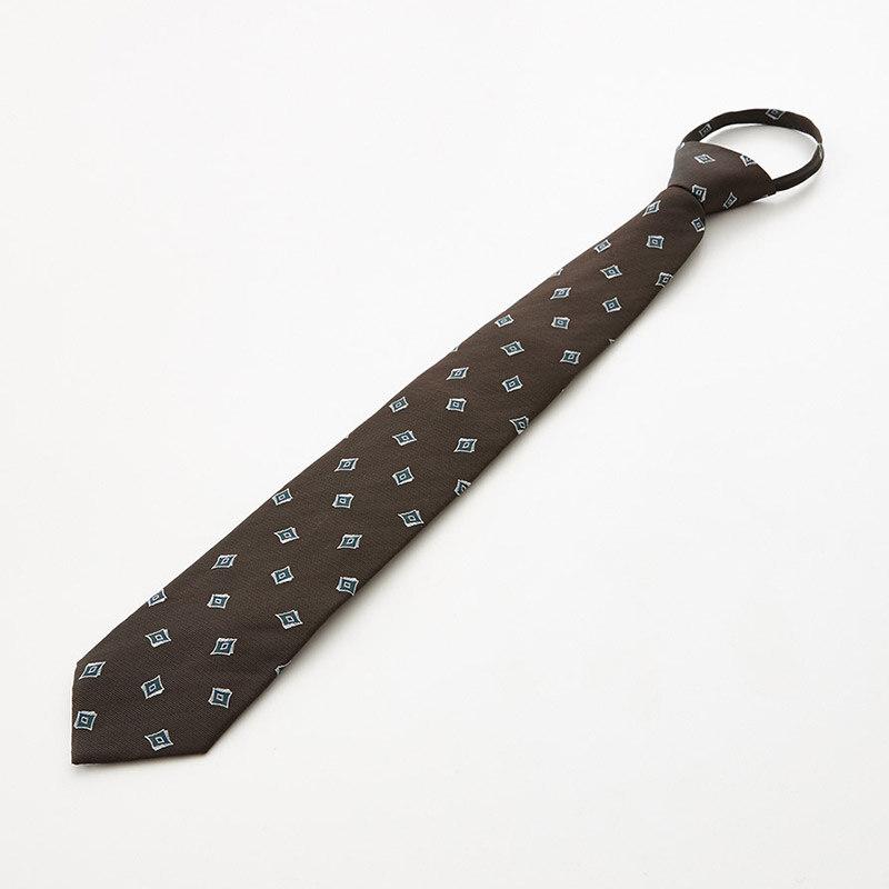 STCO Green Square All-Over Zipper Tie_Sntuz69Bae
