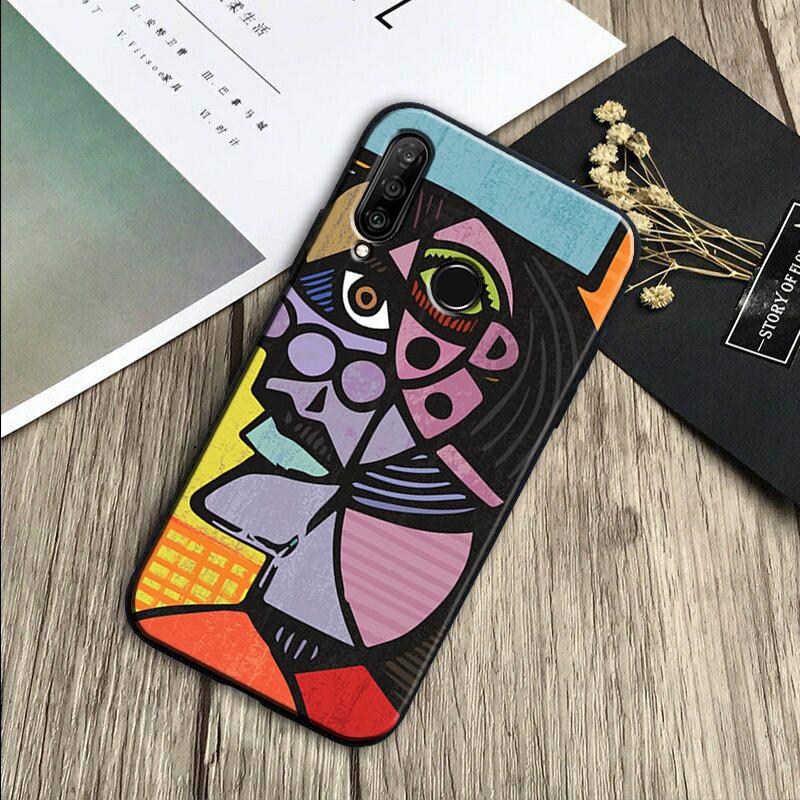 

Picasso Abstract Art Painting For Huawei Nova 11 12i 8i 7i 3i 9 10 SE Y60 Y61 Y70 Y72 Y73 Y90 Y91 P20 P30 Pro P40 Lite Case Huawei P20 Lite