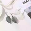 1pair Simple Fashion Leaf Pendant Earrings For Women Punk Elegant Wedding Jewelry Delicacy Ear Ornaments