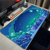 Psychedelic Sunset Mountain Large Gaming Mouse Pad Aesthetic Anime Style Desk Mat for Gamers