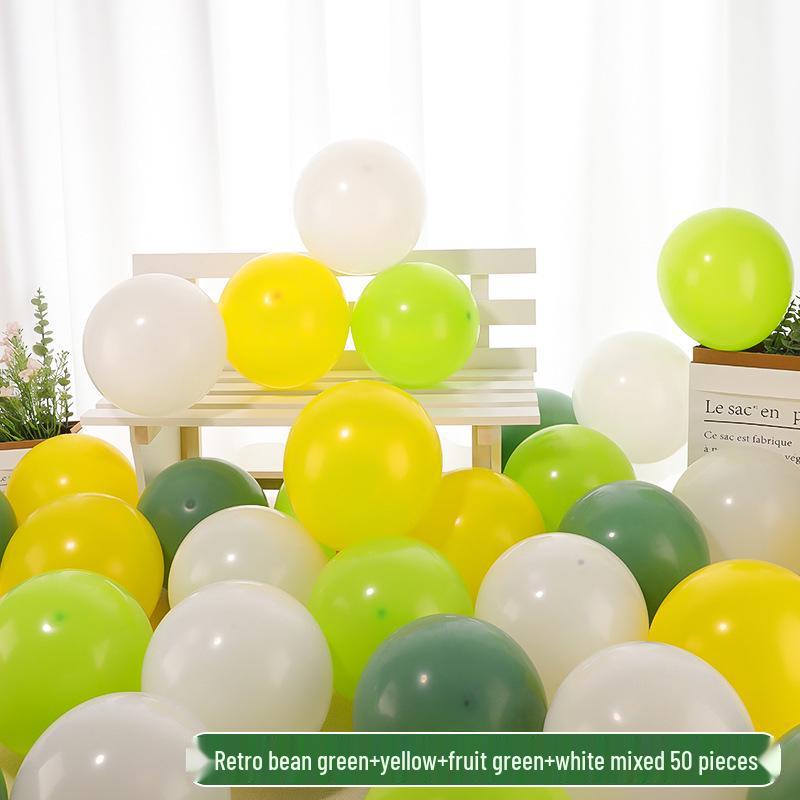 Retro Olive Green Forest Theme Graduation and Birthday Balloon Arrangement