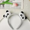 Adorable 2026 Panda Hair Accessory: Cute Round Headband & Funny Clip for Girly Wash Face Routine