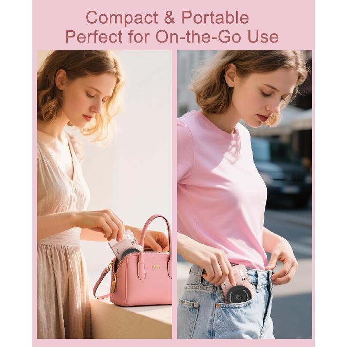 FLATIC Digital Camera, 5K 75MP Cameras for Photography with WiFi & 64GB TF Card, Autofoucs Vlogging Camera for YouTube with 180° Flip Screen,