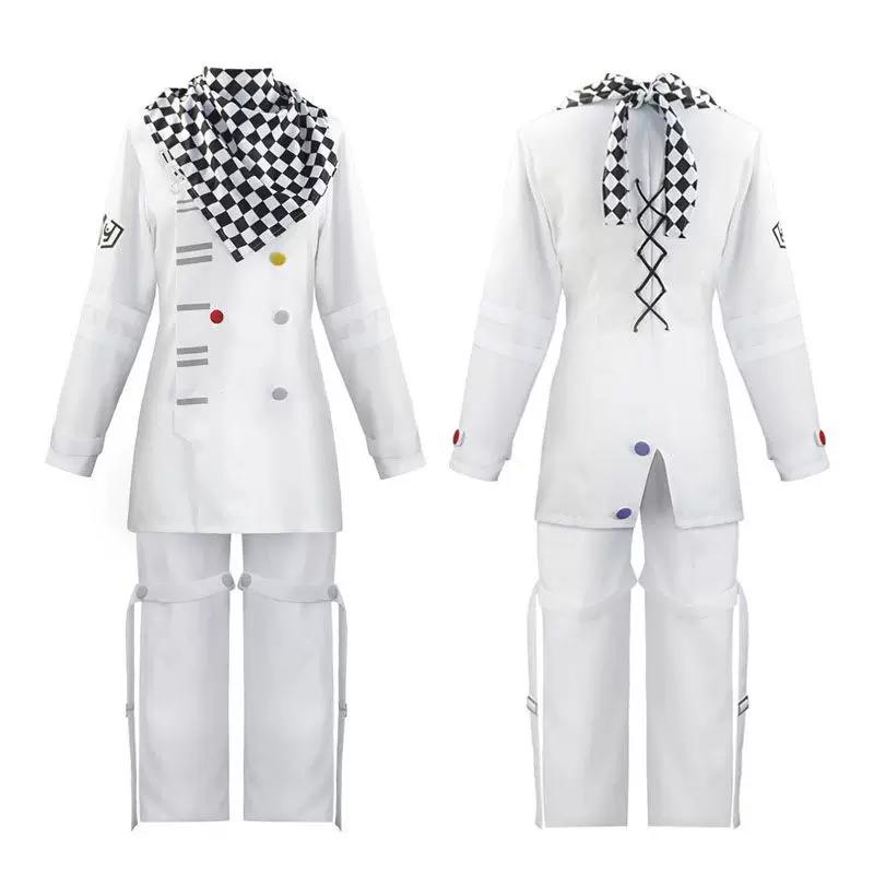 Uniforme Cosplay di Oma Kokichi di Danganronpa con Mantello, Costume Universale per Role Play Uomo & Donna