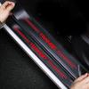 VOPL3 Carbon Fiber Car Rear Bumper Guard Protector Sticker Ford TRANSIT Emblem Front Door Sill Threshold Cover Auto Accessories