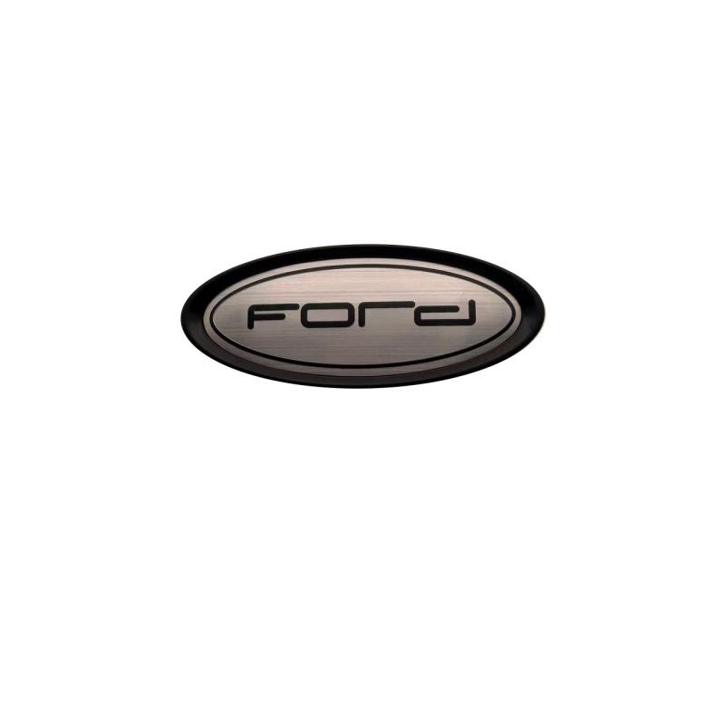 13x5.6CM Car Front Hood Cover Rear Trunk Badge Sticker Accessories for Ford Fiesta Fusion Escape Kuga Edge Focus Ranger Mondeo