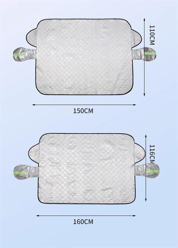 Universal Magnetic Car Snow Shield: Thickened Windshield Cover with Frost, Sun, and Anti-Freezing Protection