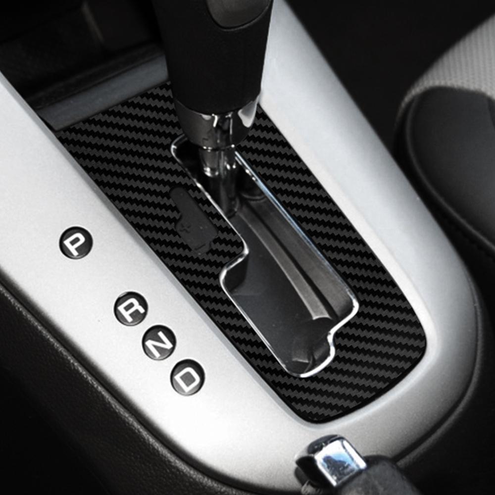 Car Gear Head Shift Panel Cover Sticker for Chevrolet Cruze Sedan Hatchback 2009 - 2014 AT LHD Imitation Carbon Fiber Stickers