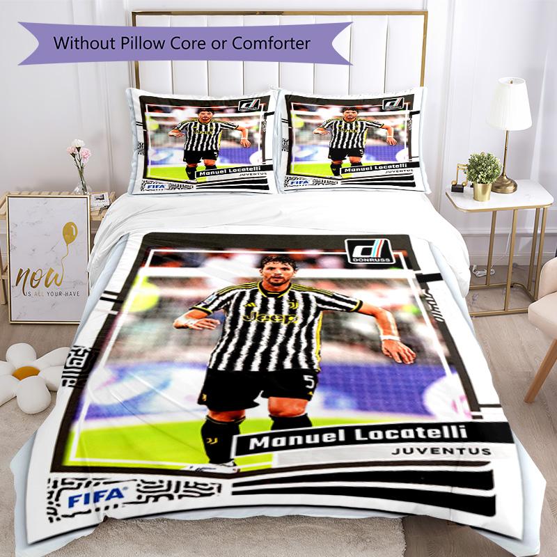 Juventus Bedding Set Breathable Duvet Cover With Pillowcases Home Decoration Birthday Gift