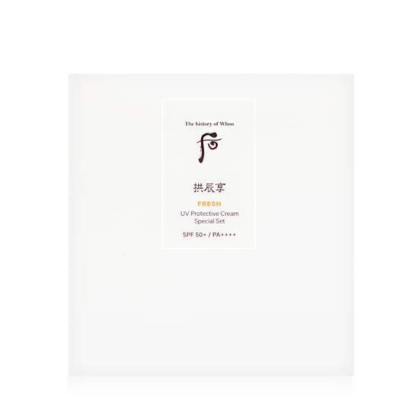 THE WHOO Gongjinhyang Jinhaeyoon Fresh Sunscreen 60ml Special Set