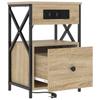 Nightstand 2 Pcs Sonoma Oak 40 X 31 X 60 Cm Particleboard