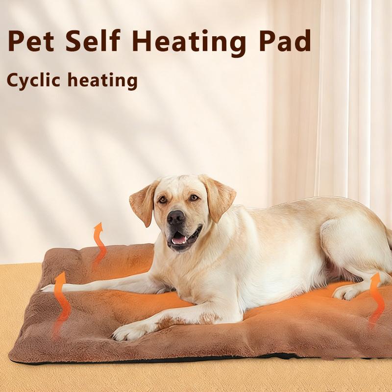 S-XL Winter Warm Pet Self-Heating Pad Aluminum Foil Dog Sleeping Pad Soft Nest Mat Seat Cushion for Small Medium Dogs & Cats